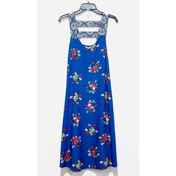 NWT: Matilda Jane - Women's Blue, Floral, Strapless Midi Dress (size XS) - Picture 2 of 7